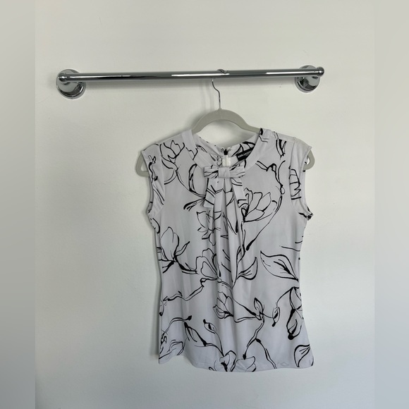 Karl Lagerfeld  Tshirt Fancy Blouse Offwhite Black main image 0